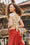 Desenli Sırt Detaylı Bağlamalı Bohem Crop Bluz Sarı