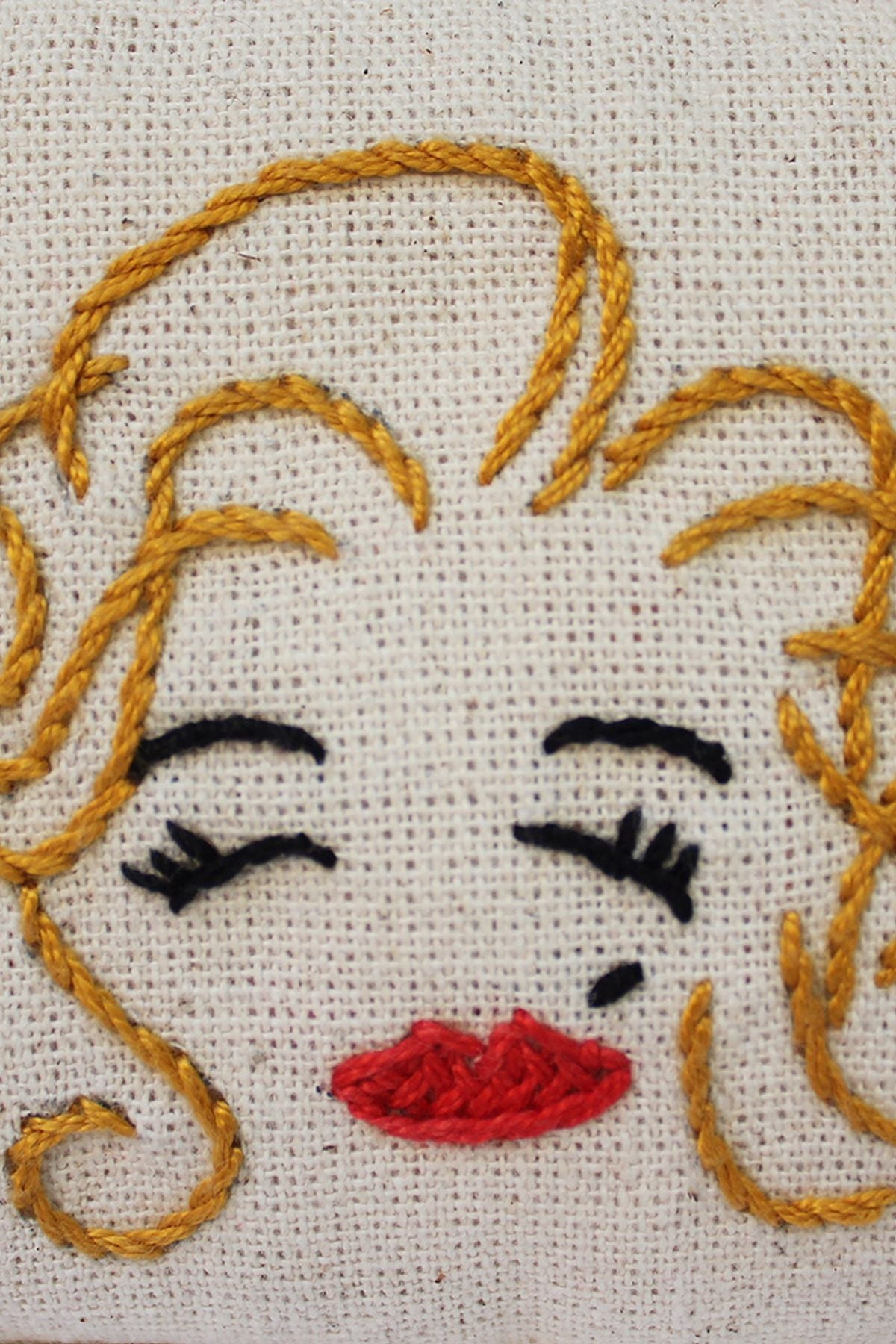 El Yapımı Marilyn Monroe Desenli Cüzdan Mix